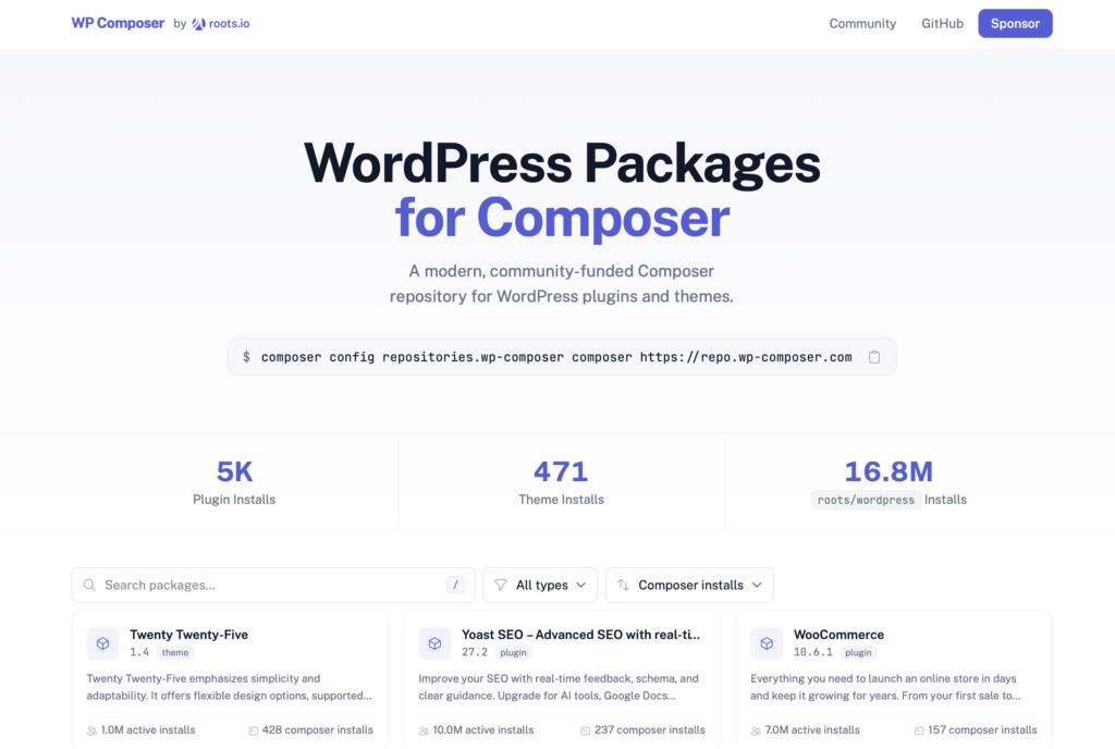 WP Composer vs WPackagist - Roots.io - Article par Bruno Antunes Freelance WordPress